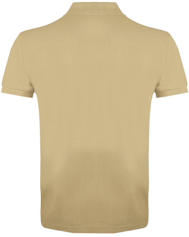 Рубашка-поло Prime Men, бежевая, размер 5XL
