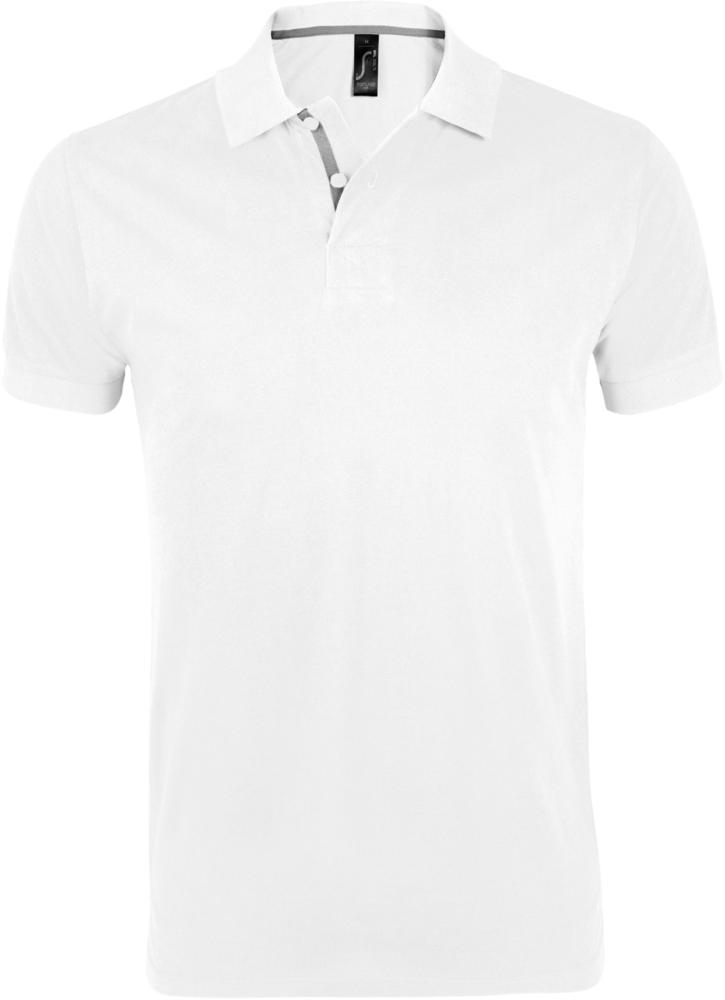 Рубашка поло мужская Portland Men 200 белая, размер XXL