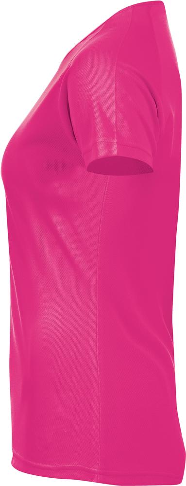 Футболка женская Sporty Women 140 розовый неон, размер XXL