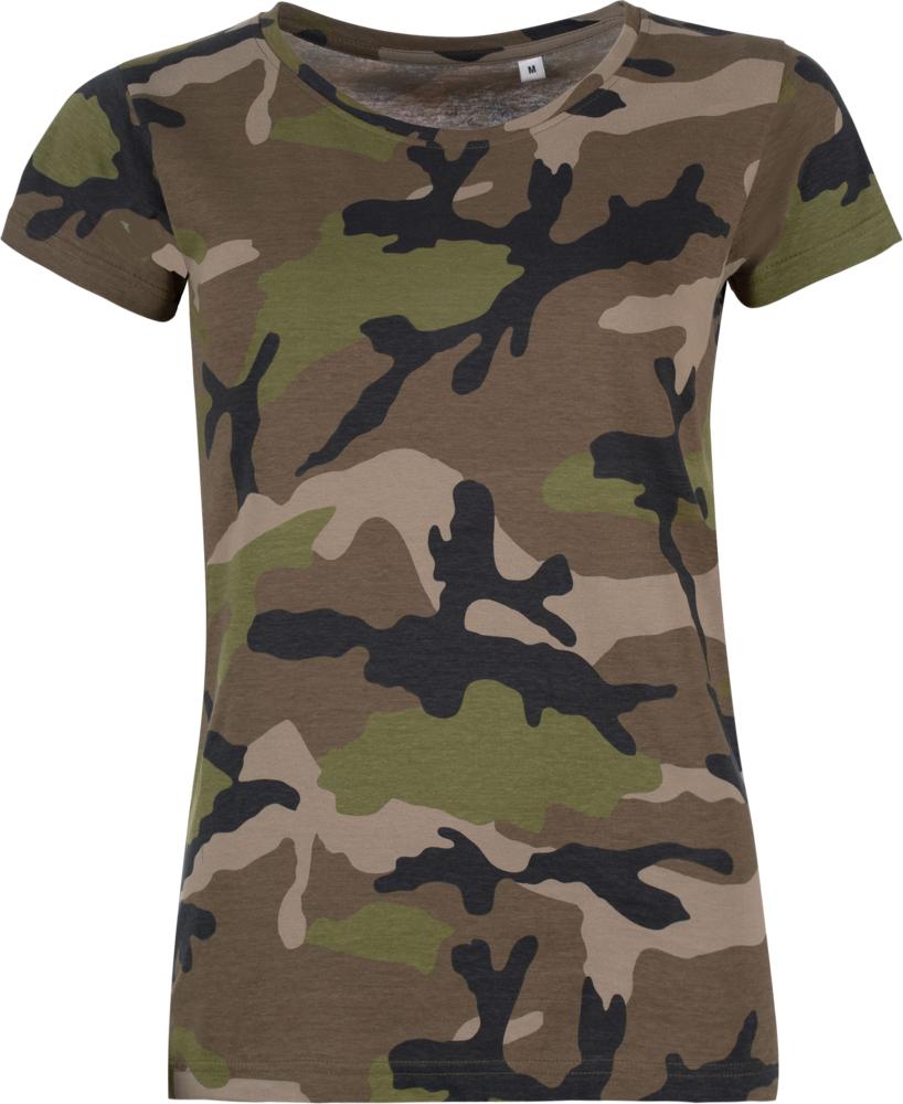 Футболка женская Camo Women 150 камуфляж, размер XXL