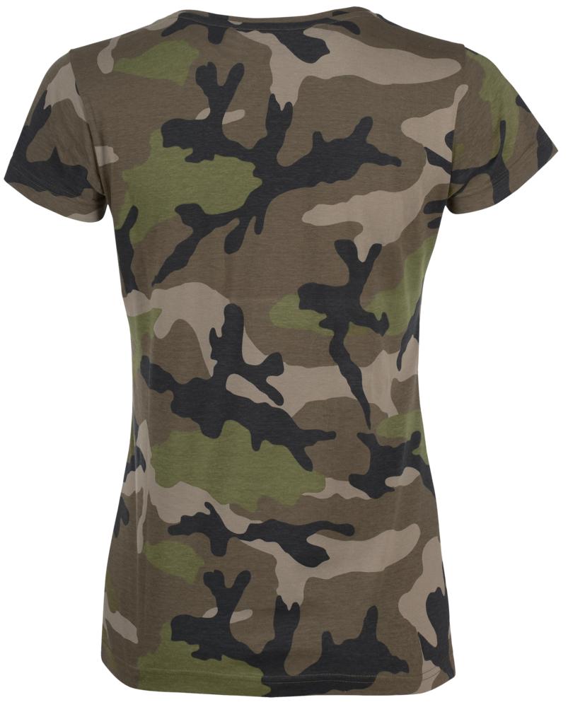 Футболка женская Camo Women 150 камуфляж, размер L