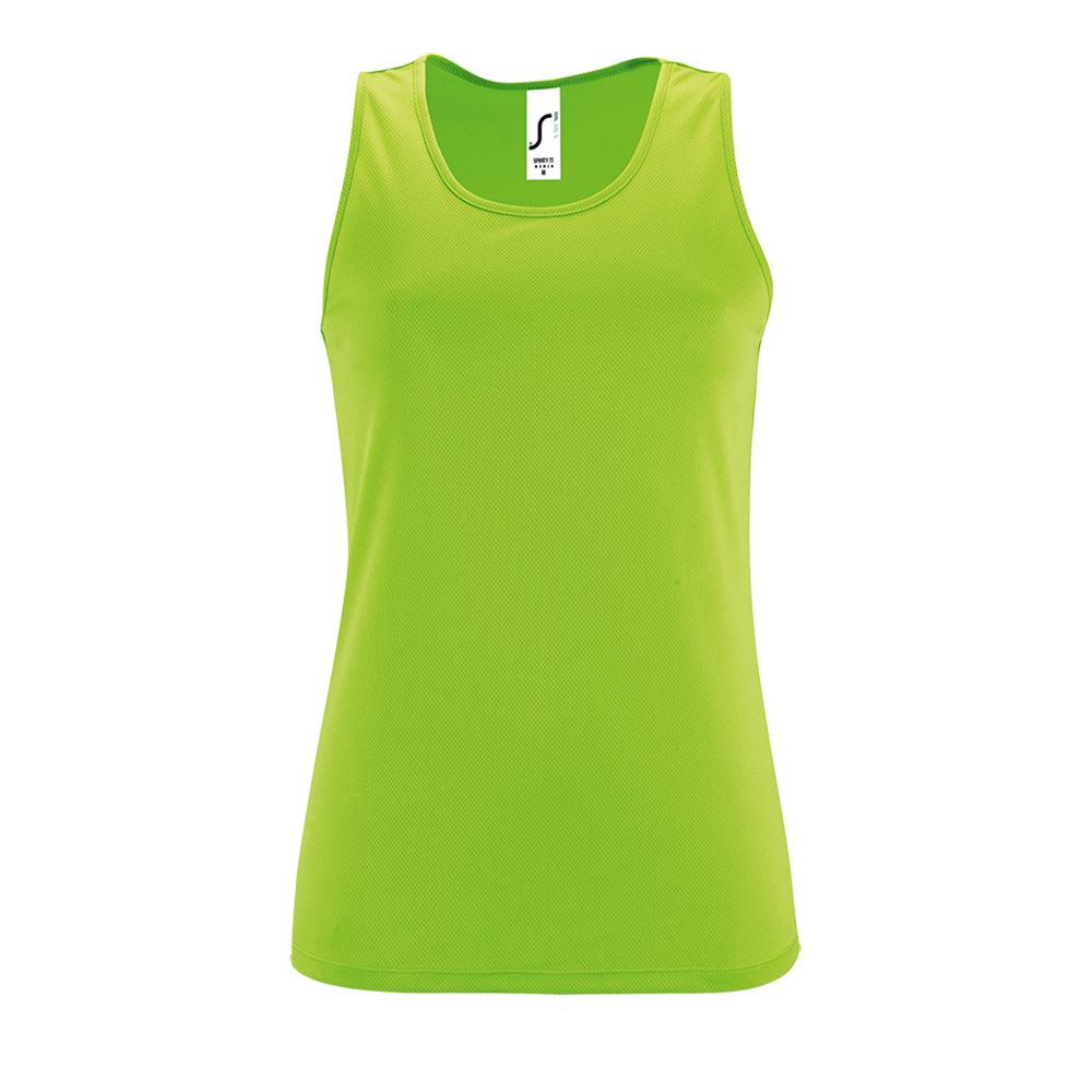 Майка женская Sporty TT Women зеленый неон, размер XL