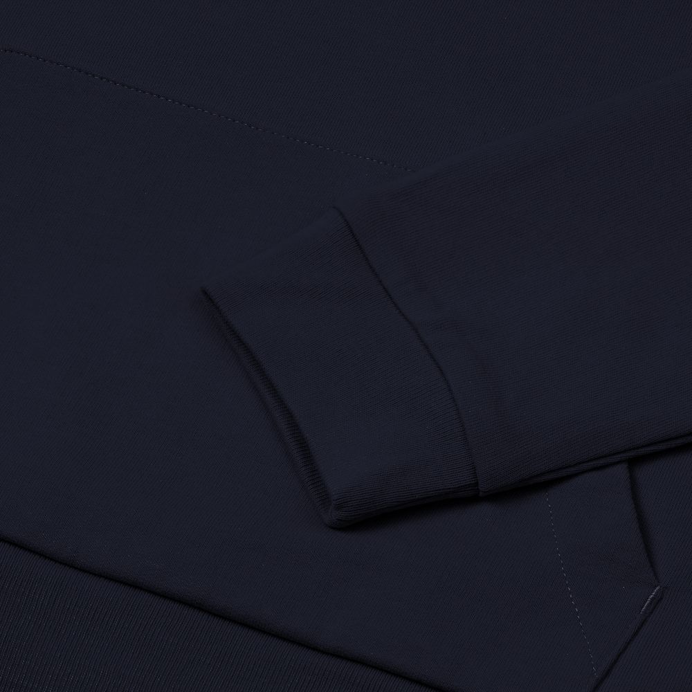 Толстовка на молнии с капюшоном Unit Siverga темно-синяя, размер L