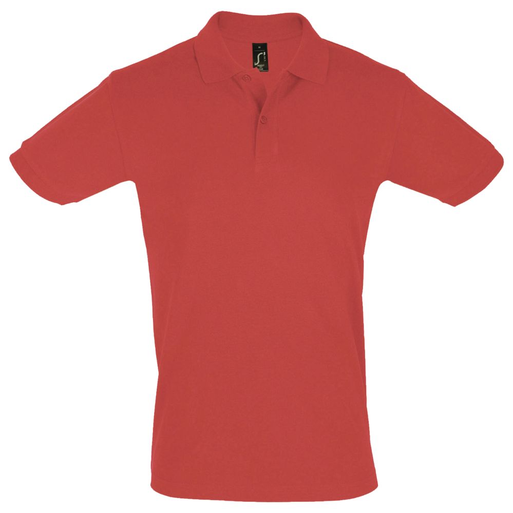 Рубашка поло мужская Perfect Men 180, красная (гибискус), размер L