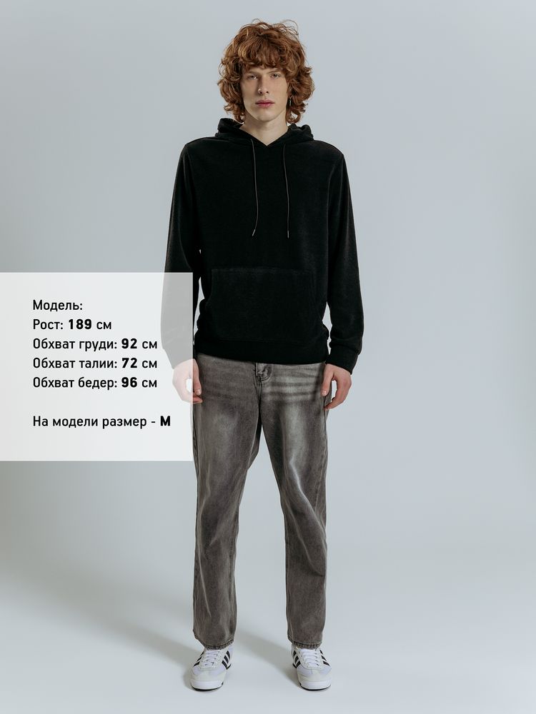 Худи унисекс Prima Vista, черное, размер L