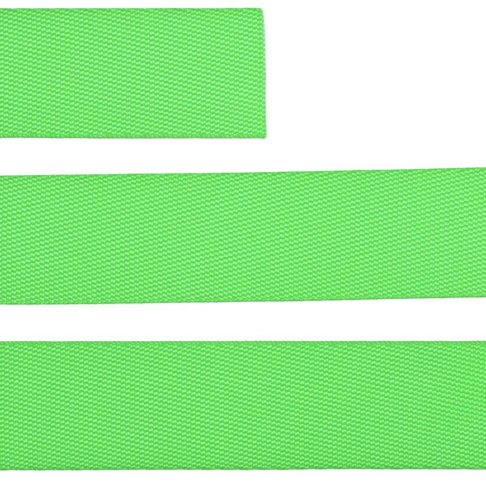 Стропа текстильная Fune 25 M, зеленый неон, 80 см