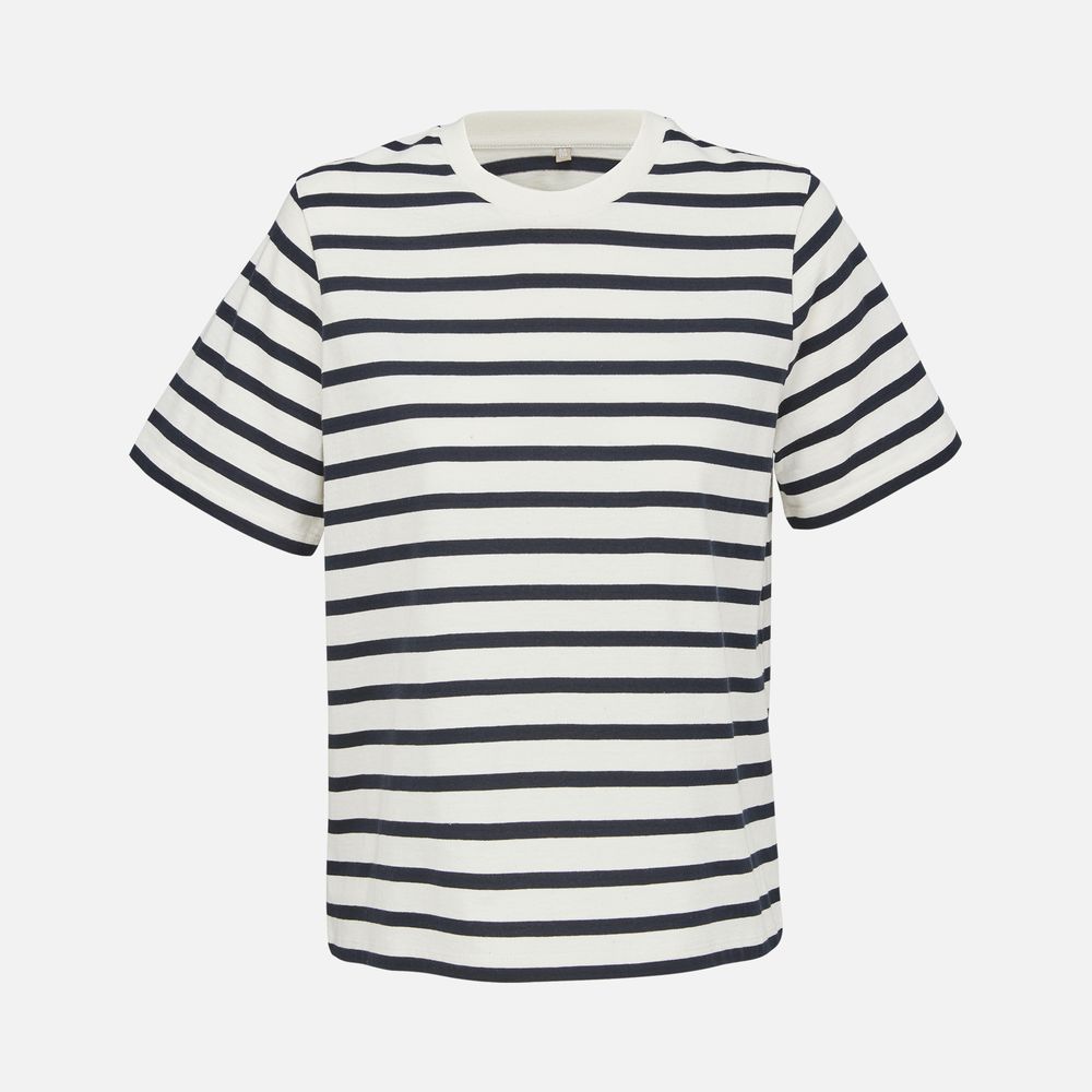 Футболка женская Legend Women, молочно-белая с темно-синим, размер S