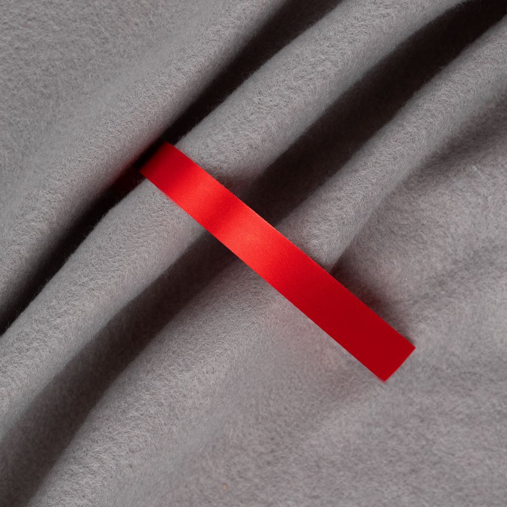 Лента сатиновая Satin 10 S, красная, 20 см