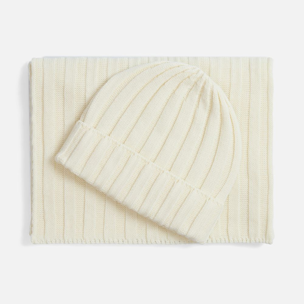 Шарф Metelitsa, белый (молочный)