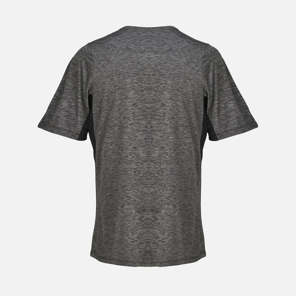 Футболка спортивная унисекс Storm, черный меланж, размер XS