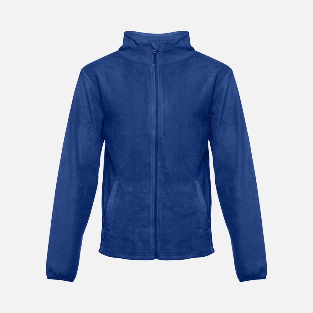 Куртка флисовая мужская Helsinki, ярко-синяя, размер M