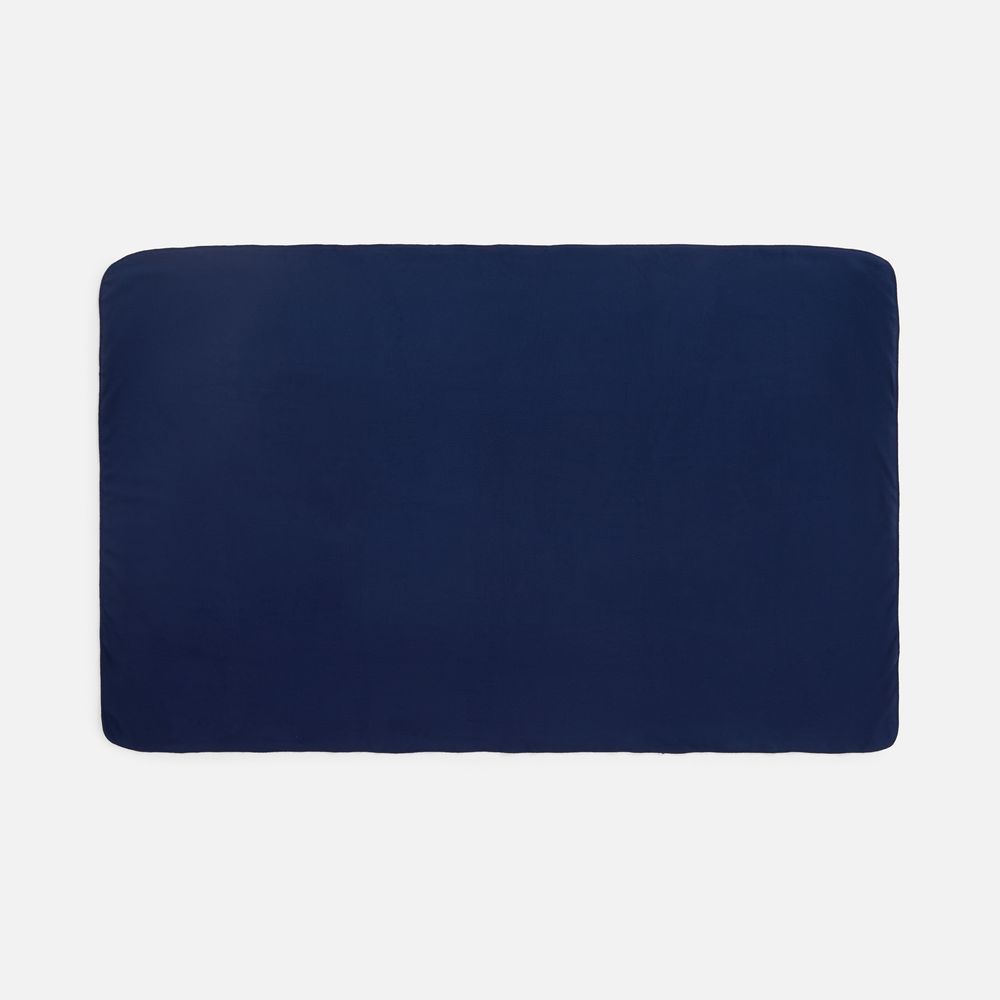 Флисовый плед Warm&Peace, синий