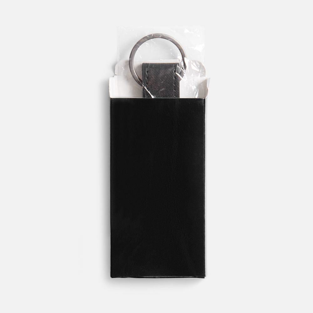 Брелок с карабином Rengas, черный