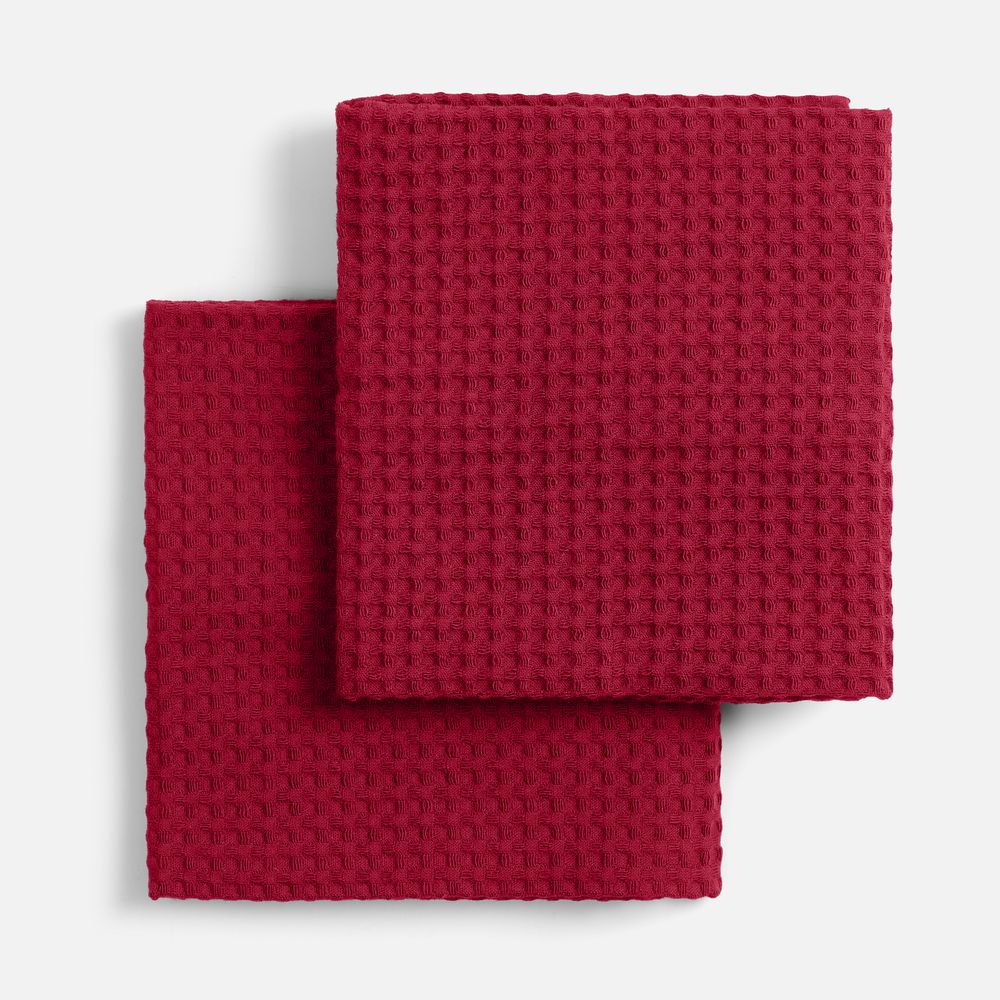 Набор кухонных полотенец Good Wipe, красный