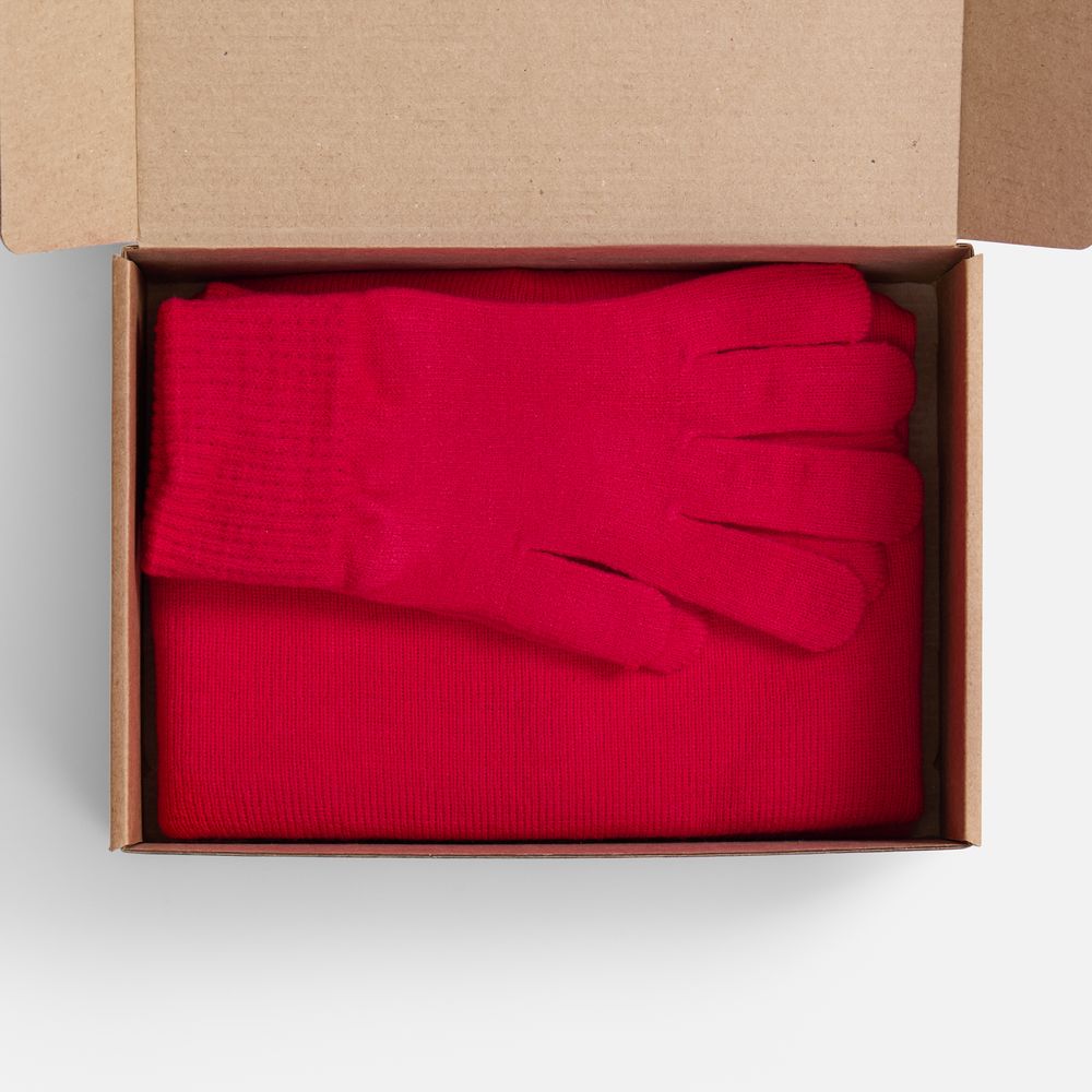 Набор Knit Warm, красный