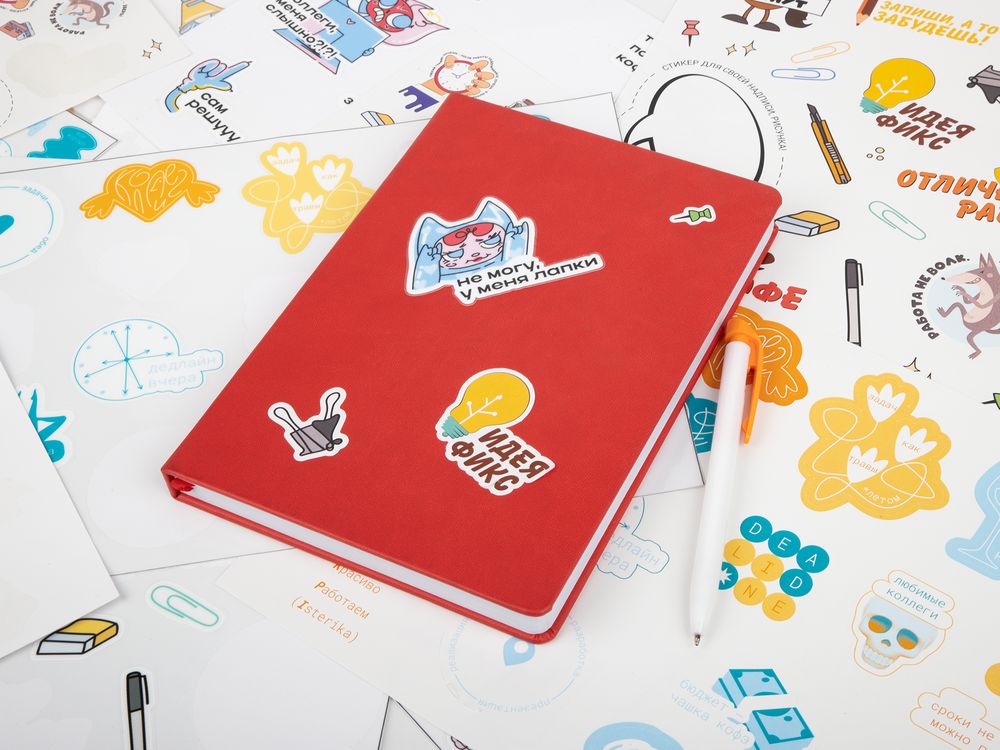 Наклейки из ПВХ Sticker Pack на заказ, L