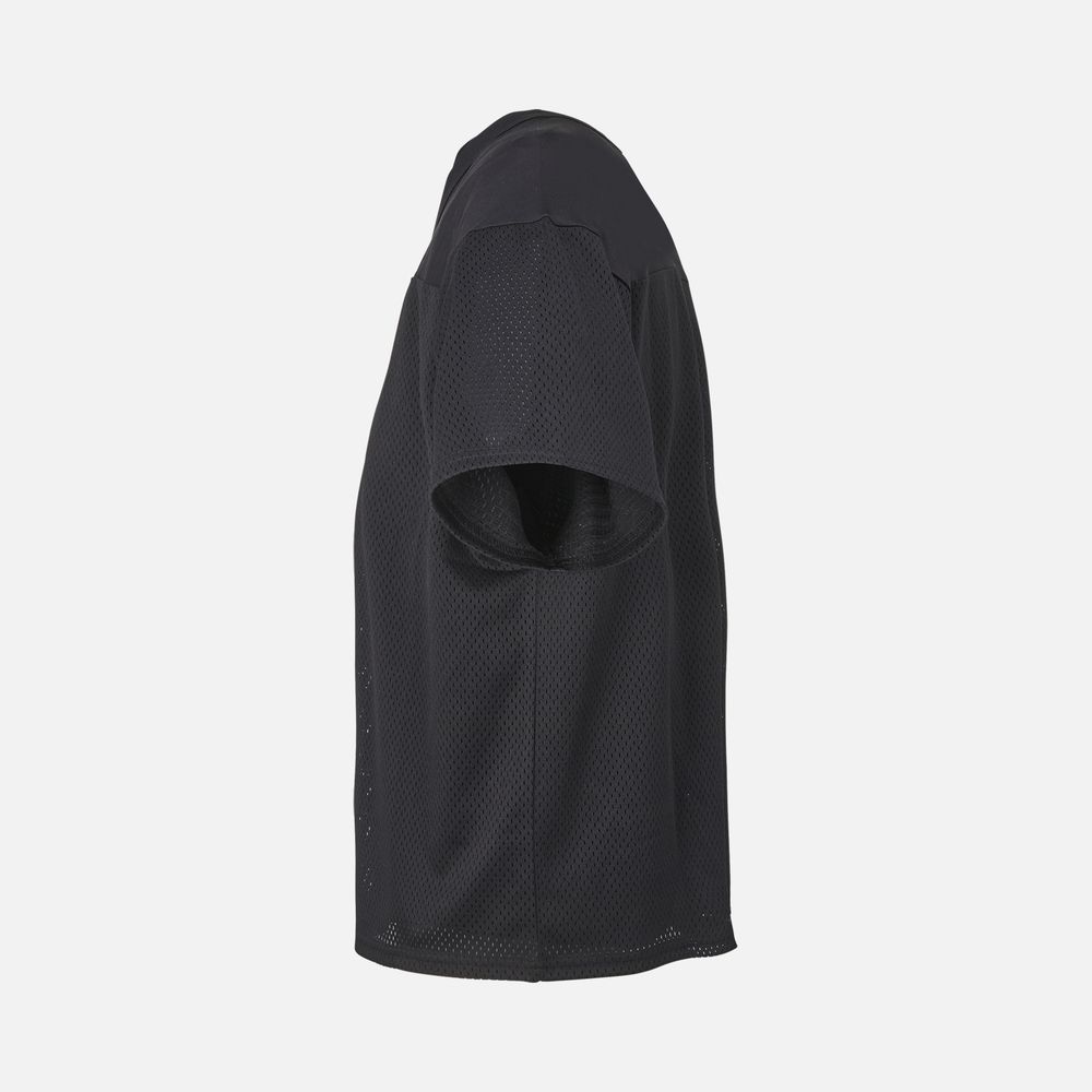 Футболка унисекс Nino с V-образным вырезом, черная, размер S