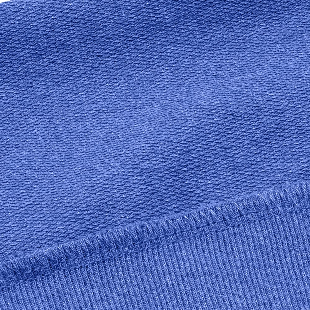 Толстовка с капюшоном унисекс Hoodie, ярко-синий меланж, размер S