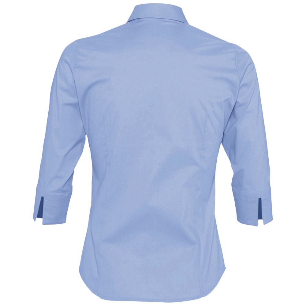 Рубашка женская с рукавом 3/4 Effect 140 голубая, размер S