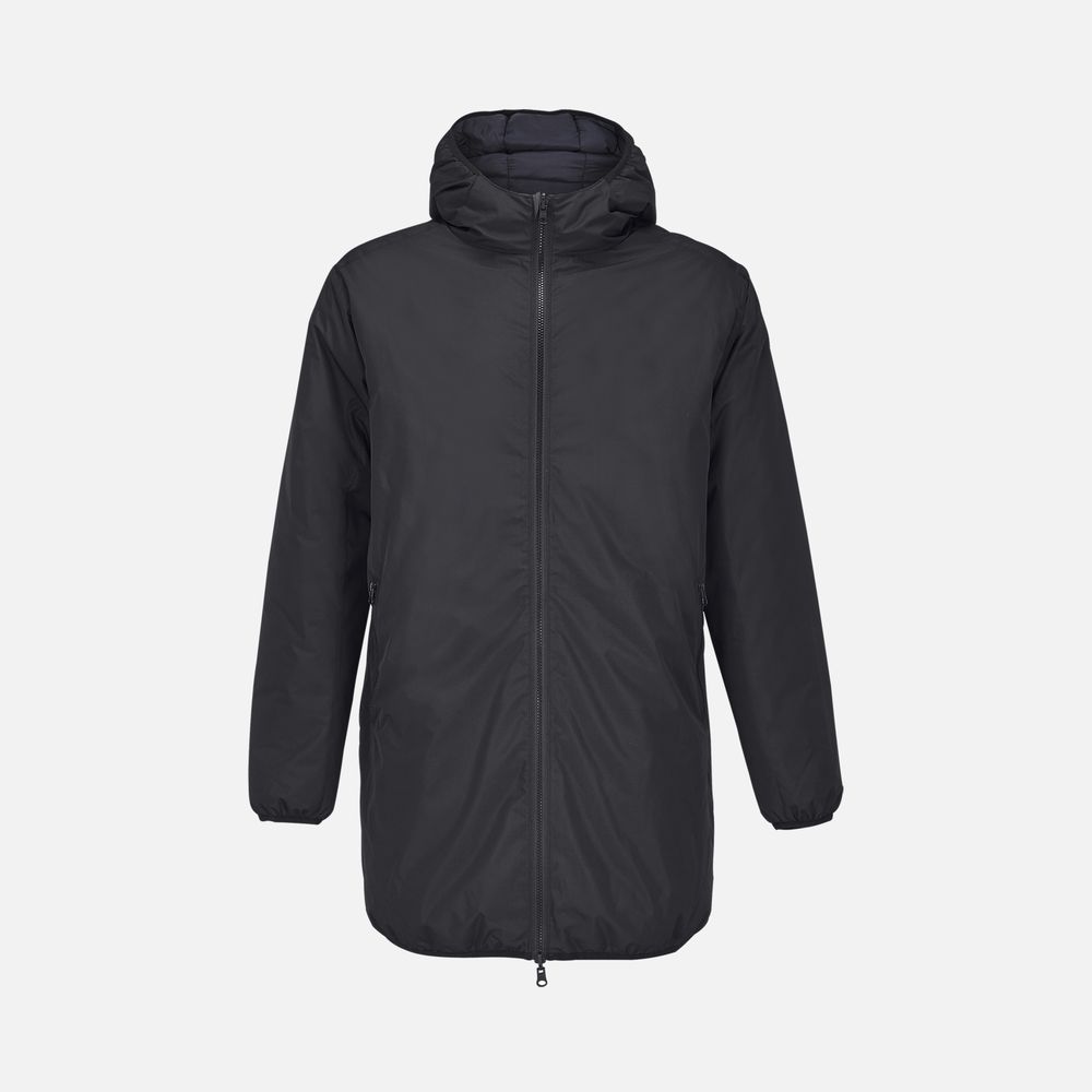 Куртка-парка унисекс Reverse, черная, размер L