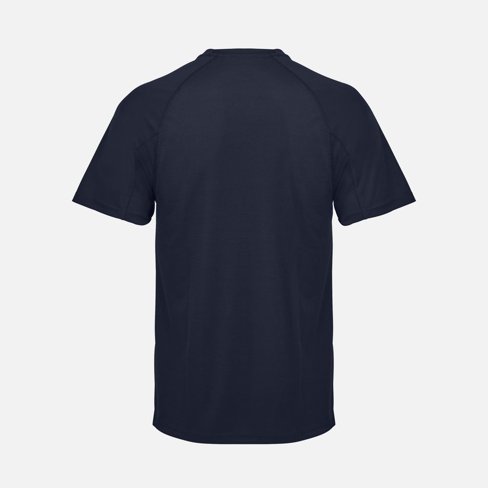 Футболка спортивная унисекс Vortex, темно-синяя, размер XS