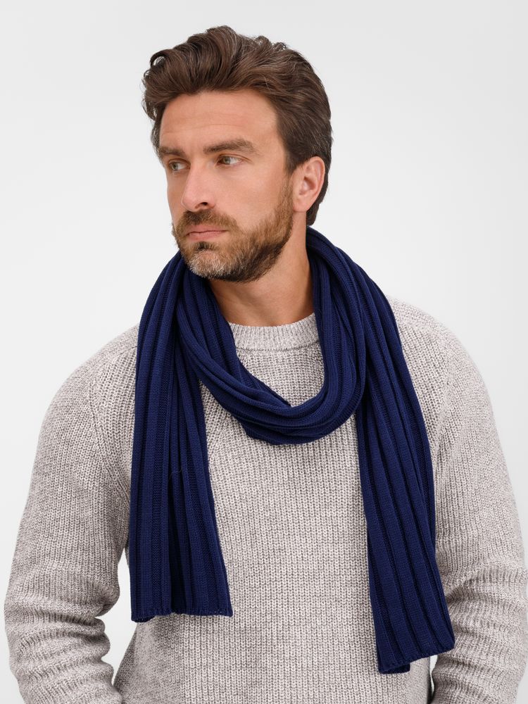 Шарф Metelitsa, темно-синий (сапфир)