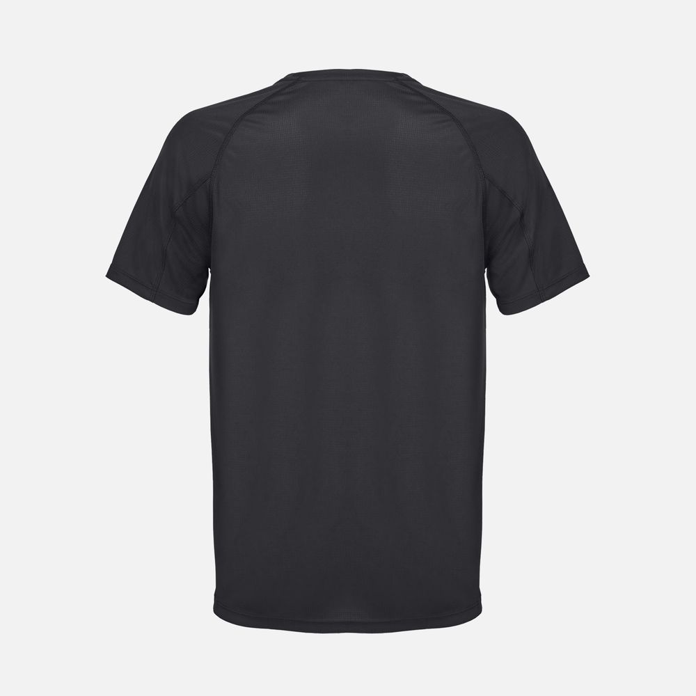 Футболка спортивная унисекс Vortex, черная, размер M