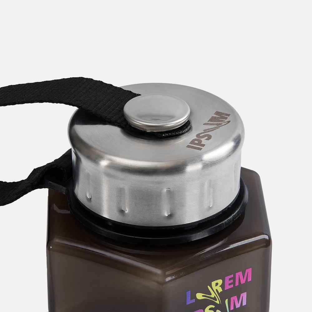 Бутылка для воды Hantelis, черная