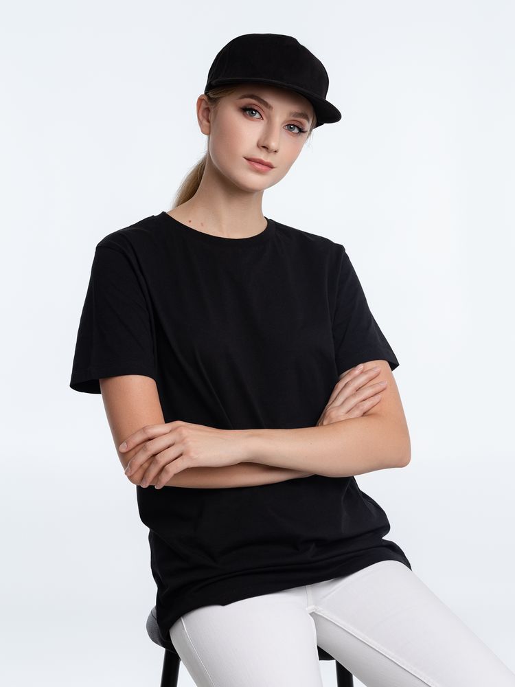 Бейсболка Unit Snapback с прямым козырьком, белая