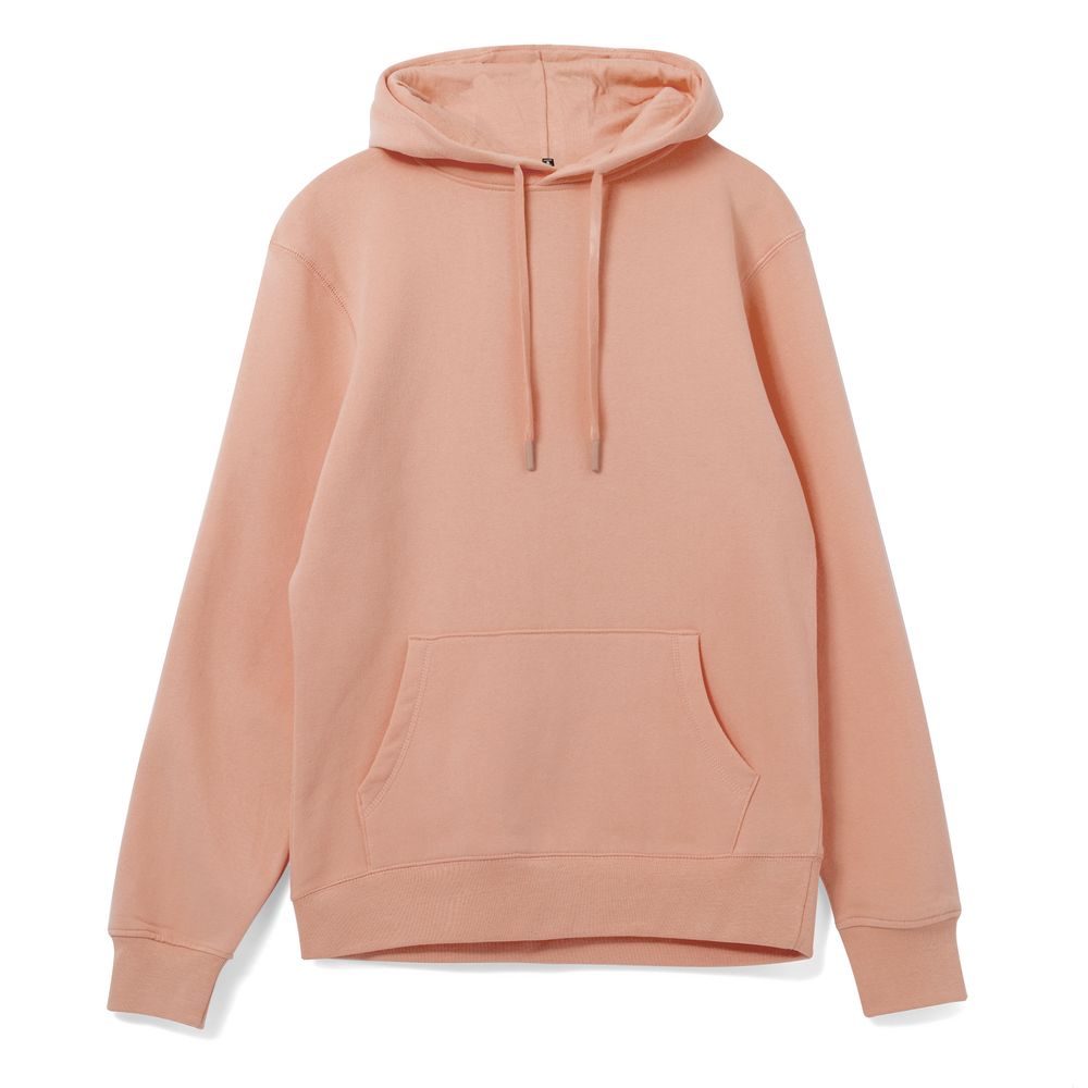 Толстовка с капюшоном унисекс Hoodie, бежевая (nude), размер L