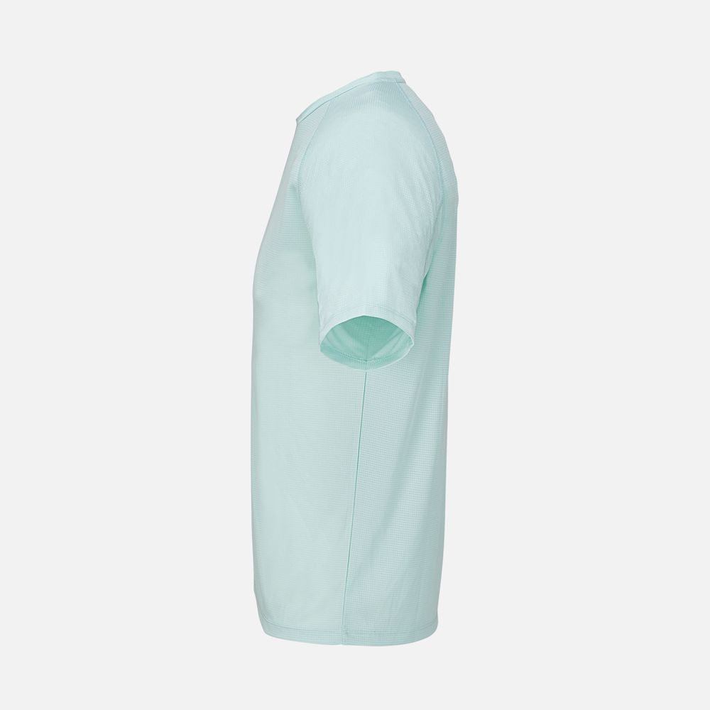 Футболка спортивная унисекс Vortex, зелено-голубая, размер S