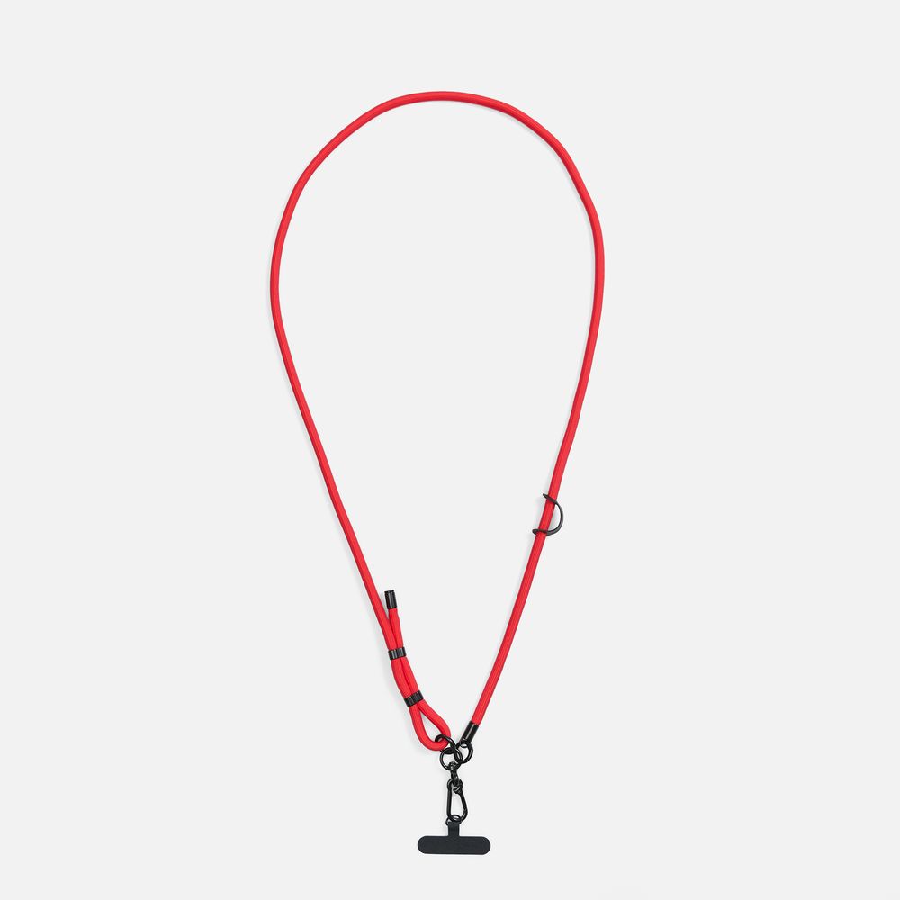 Шнурок для телефона OmniHold, красный