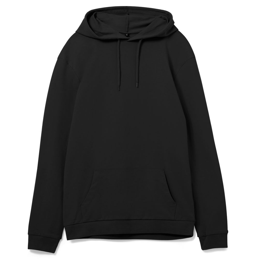 Толстовка с капюшоном унисекс Hoodie, черная, размер L