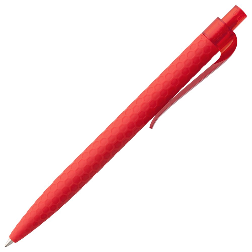 Ручка шариковая Prodir QS04 PRT Honey Soft Touch, красная, уценка