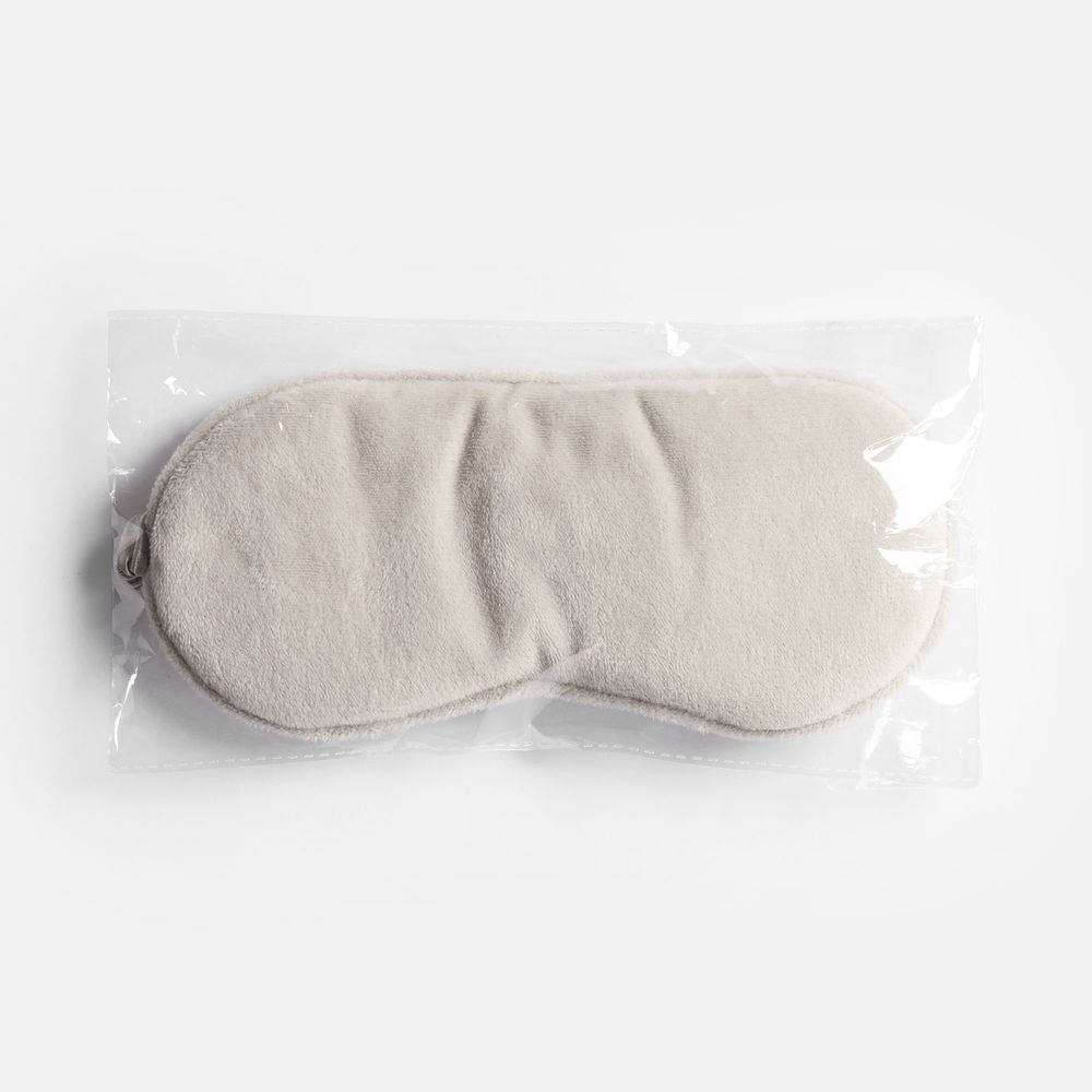 Двухстороняя маска для сна Veluto, серая