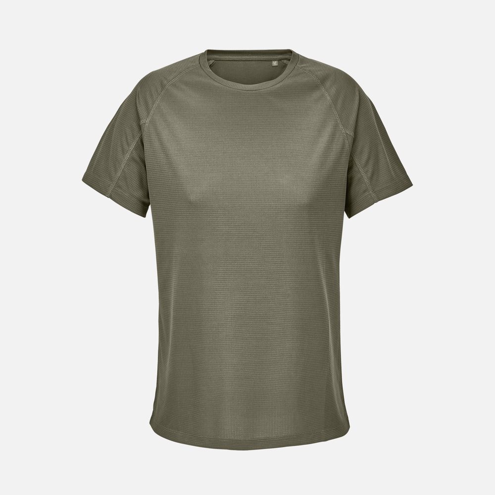 Футболка спортивная женская Vortex Women, темный хаки, размер XS