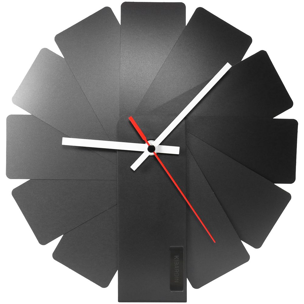 Часы настенные Transformer Clock. Black & Black