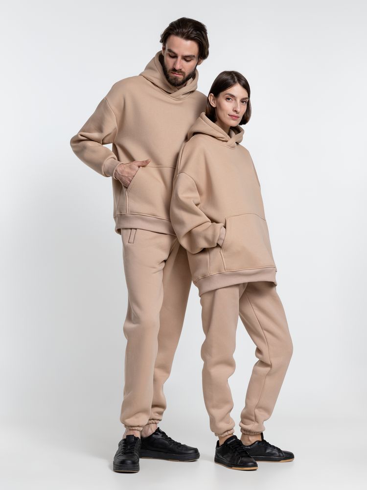 Худи Kulonga Oversize, бежевое, размер M/L