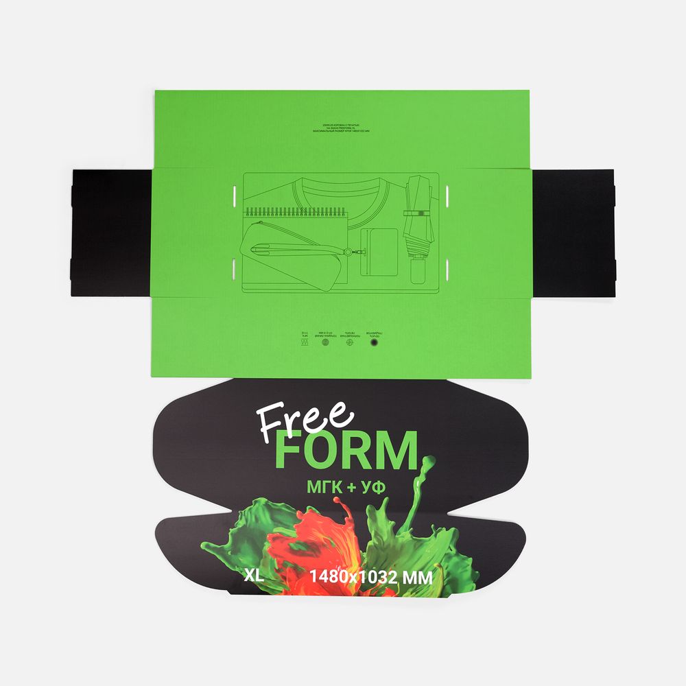 Коробка с печатью на заказ Freeform, XL