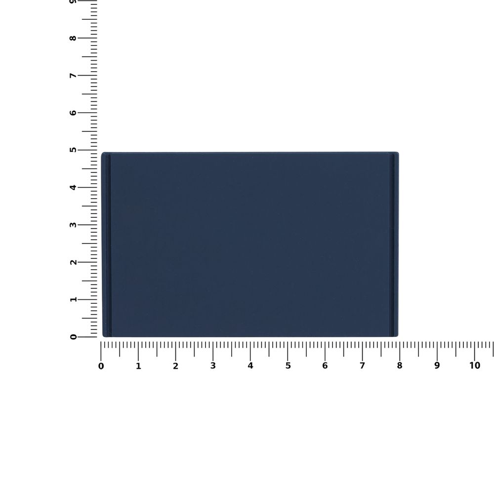 Лейбл из ПВХ Dzeta, XL, темно-синий