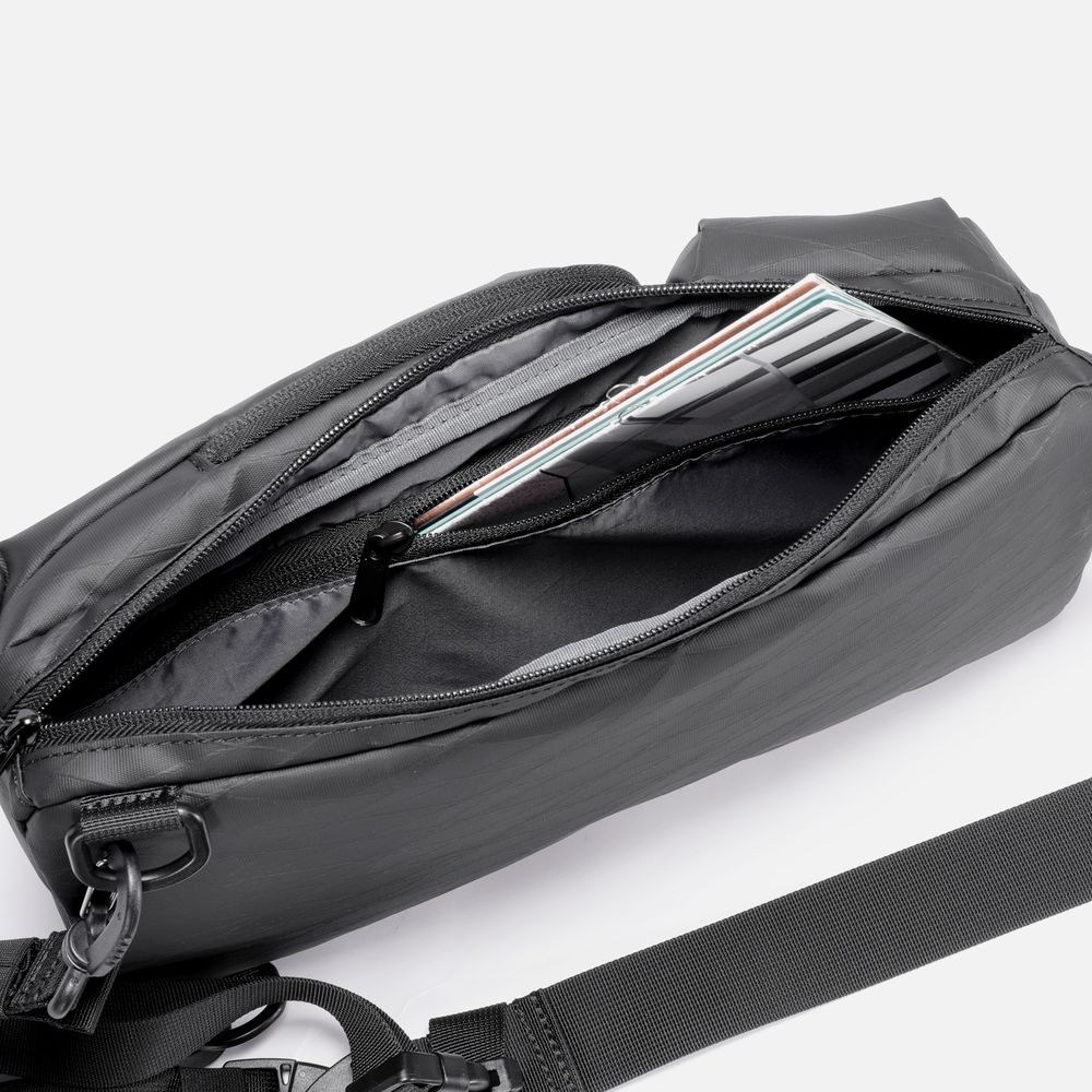 Рюкзак на одно плечо Jekko, черный