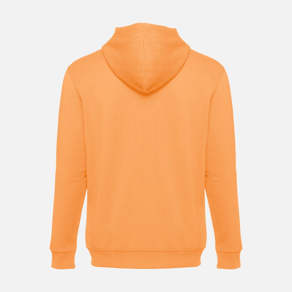 Толстовка мужская на молнии с капюшоном Amsterdam, светло-оранжевая, размер XL