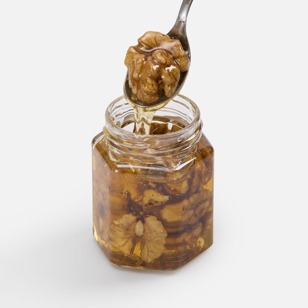 Мед Allnutty, с грецким орехом