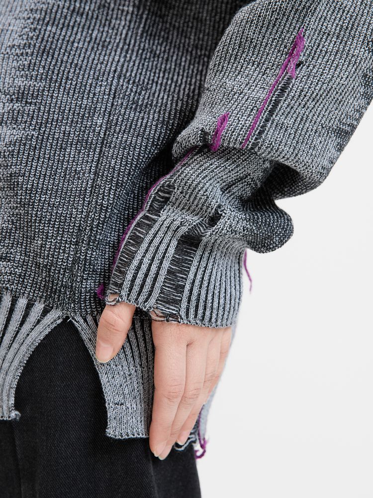 Джемпер Denim свободного силуэта на заказ, полушерсть, размер S