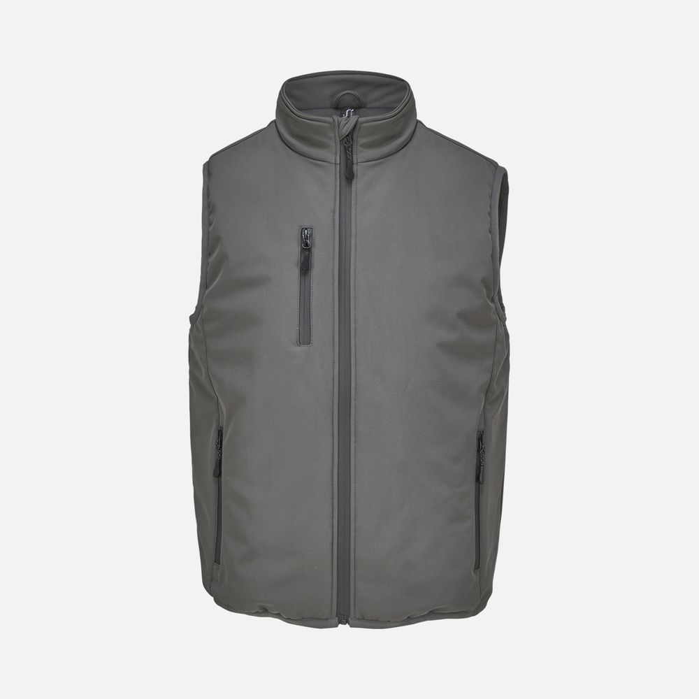 Жилет софтшелл унисекс Falcon BW, темно-серый, размер M