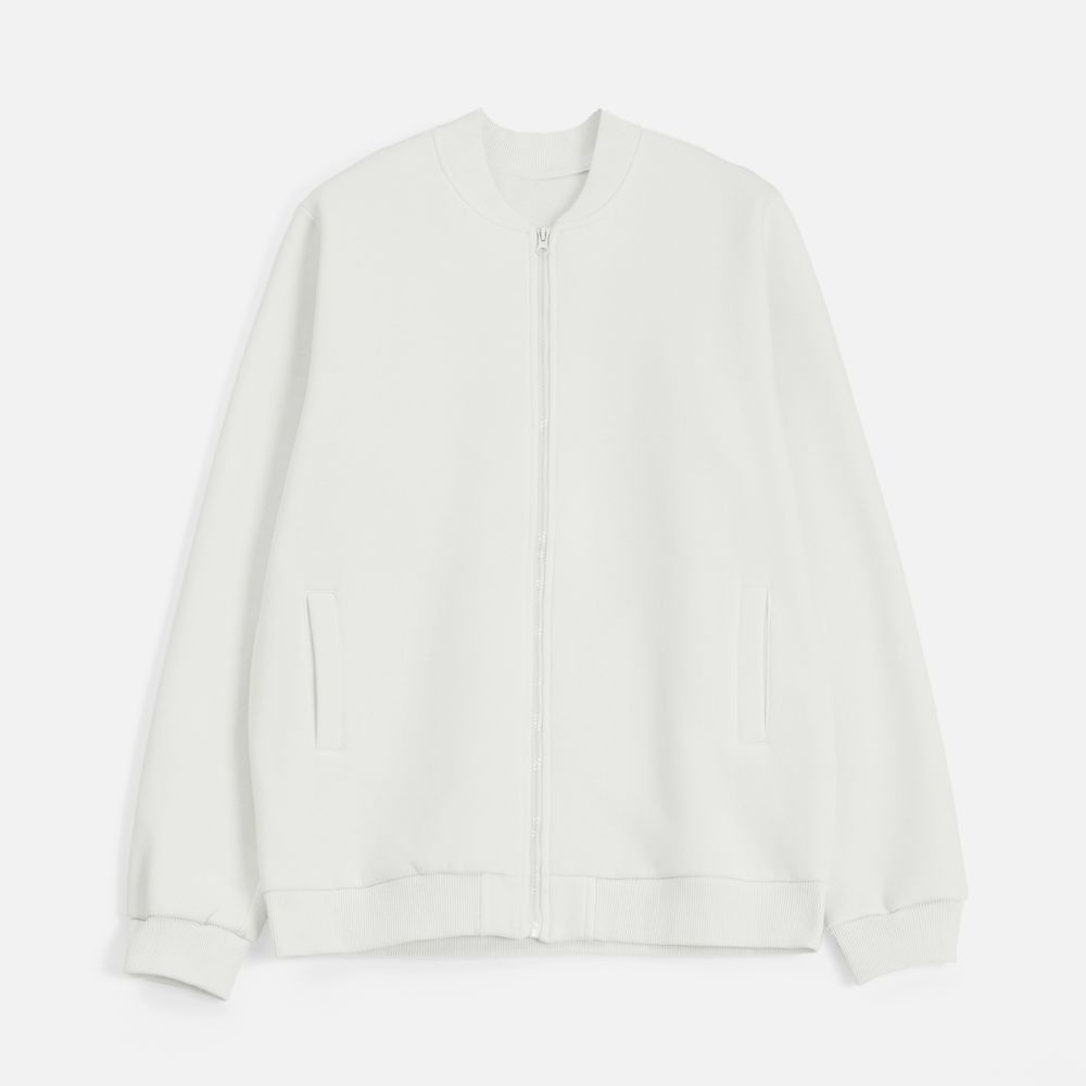 Бомбер унисекс Estado, молочно-белый, размер S