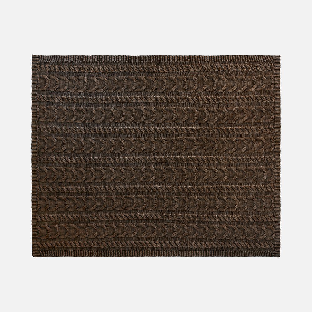 Плед Hygge, коричневый