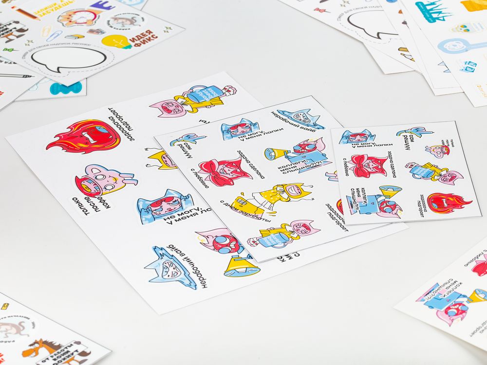 Наклейки UV-DTF Stiker Pack на заказ, L