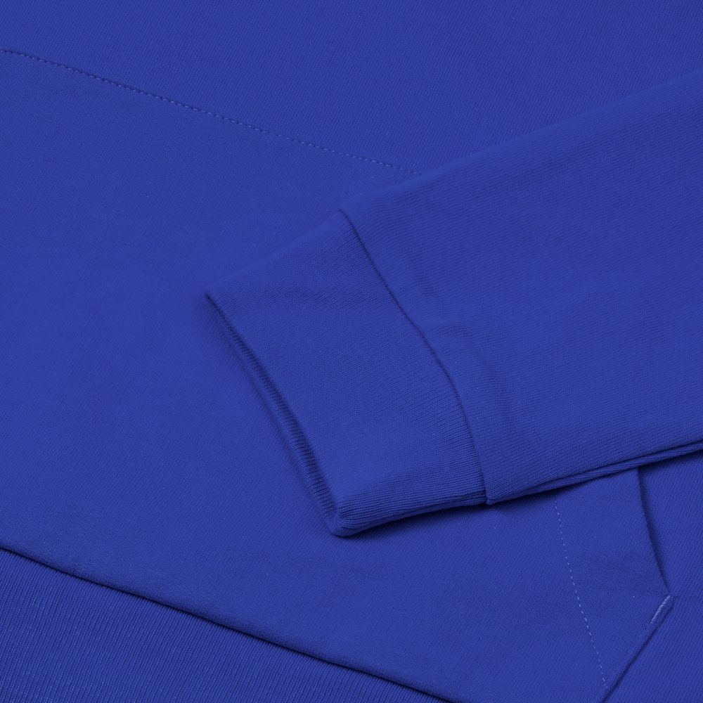 Толстовка на молнии с капюшоном Unit Siverga, ярко-синяя, размер XL