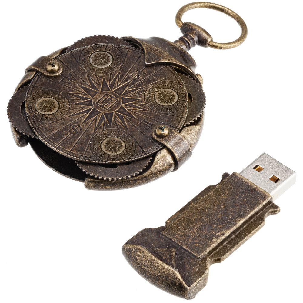 Флешка «Криптекс»® Compass Lock, 32 Гб